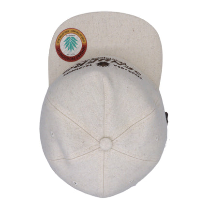 Sendero Provisions Co. LOGO HAT-felt Cream; Adjustable Snapback Hat with Embroidered front, One Size  - Structured 5-Panel Trucker Hat for Men & Women