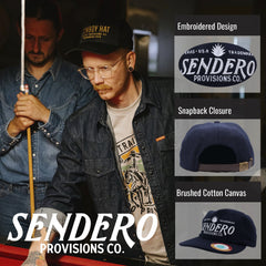 Sendero Provisions Co. Logo Hat Felt, (Navy) One Size