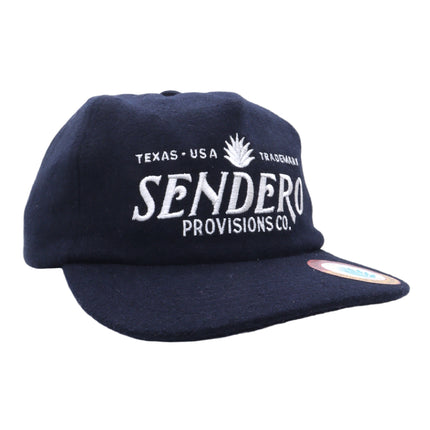 Sendero Provisions Co. Logo Hat Felt, (Navy) One Size