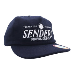 Sendero Provisions Co. Logo Hat Felt, (Navy) One Size