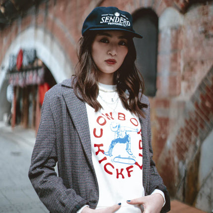 Sendero Provisions Co. Logo Hat Felt, (Navy) One Size