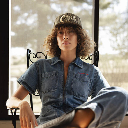 Sendero Provisions Co. Cowboy Country Club Snapback Hat, Camo, One Size