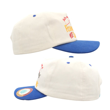 Sendero Provisions Co. Not Catching Hat - 5-Panel Snapback Cap with Embroidered "That's Why They Call It Fishing Not Catching", Cotton Twill, Adjustable Fit, Humorous Fishing Outdoor Hat