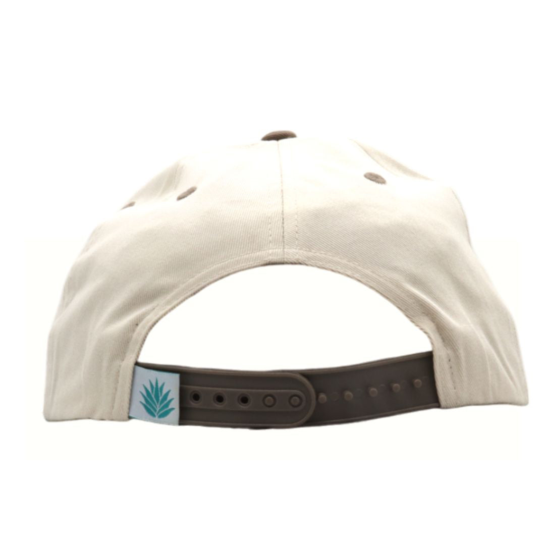 Sendero Provisions Co. Jackawope Adjustable Snapback Hat with Embroidered Front & Braided Rope (Cream/Brown) - One Size