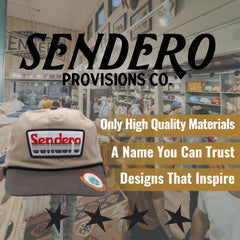 Sendero Provisions Co. Retro Logo Snapback Hat, Tan, One Size (SPCH125F18AZZ)