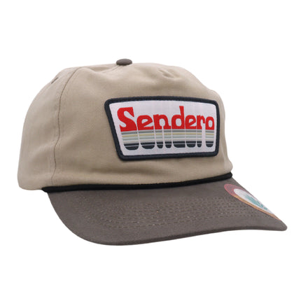 Sendero Provisions Co. Retro Logo Snapback Hat, Tan, One Size (SPCH125F18AZZ)
