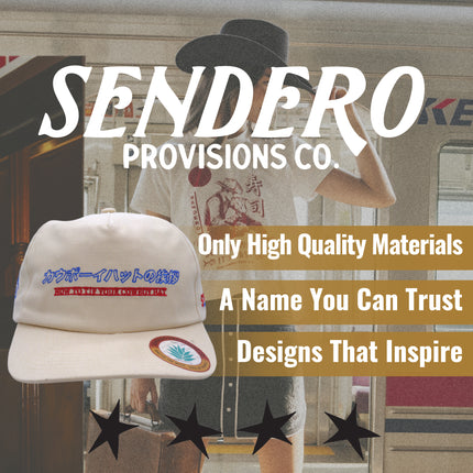 Sendero Provisions Co. Tip Your Hat Unstructured 5-Panel Snapback (White)