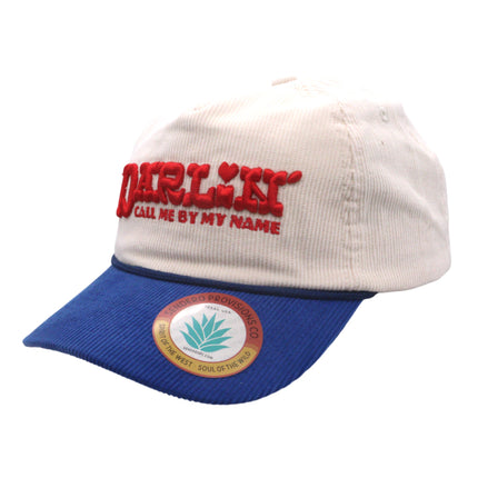 Sendero Provisions Co. Call Me Darlin' Hat - Unstructured 5-Panel Snapback Rope Hat with Puff Embroidered Design, Corduroy Fabric, Semi-Curved Visor, Adjustable Fit, Humorous Western Outdoor Cap