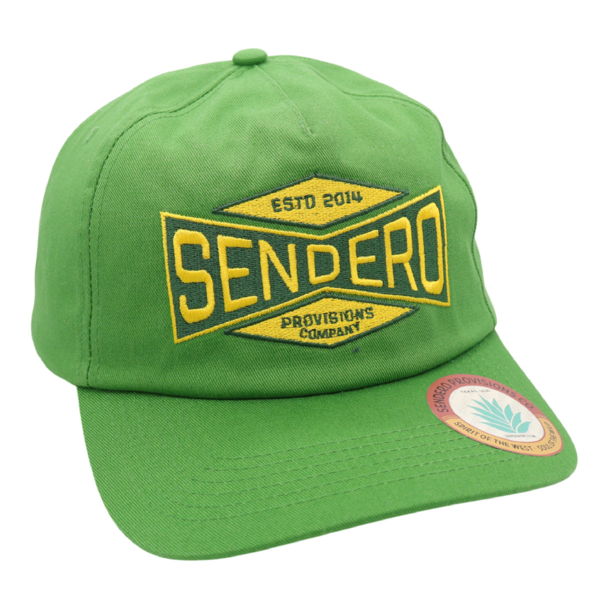 Sendero Provisions Co. OLD SCHOOL GREEN Snapback Hat –One Size