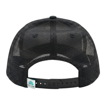 Sendero Provisions Co. Cowboy Pro Shop Adjustable Snapback Hat with Embroidered Patch (Black) - One Size