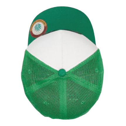 Sendero Provisions Co. Cowboy Pro Shop Adjustable Snapback Hat with Embroidered Patch (White/Green) - One Size