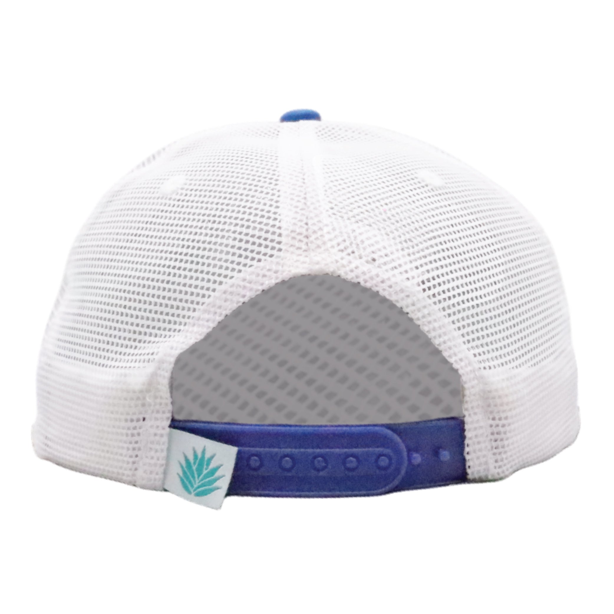 Sendero Provisions Co. Easy Does It, Partner Adjustable Snapback Hat with Screen Printed Design (White/Blue) - One Size