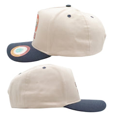 Sendero Provisions Co. El Mestizo Adjustable Snapback Hat with Printed Design (White/Navy) - One Size