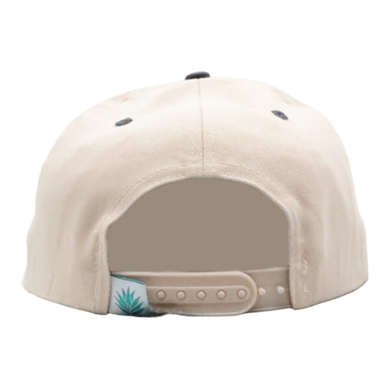 Sendero Provisions Co. El Mestizo Adjustable Snapback Hat with Printed Design (White/Navy) - One Size