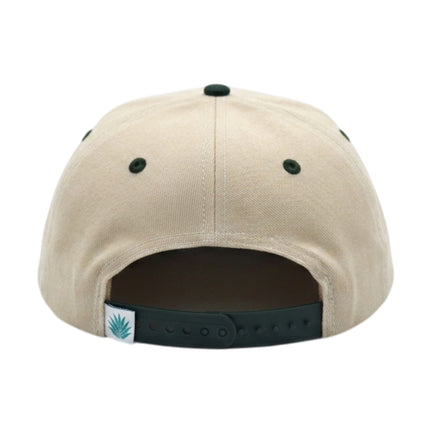 Sendero Provisions Co. Triple Threat  Adjustable Snapback Hat with Embroidered Patch (Tan) - One Size