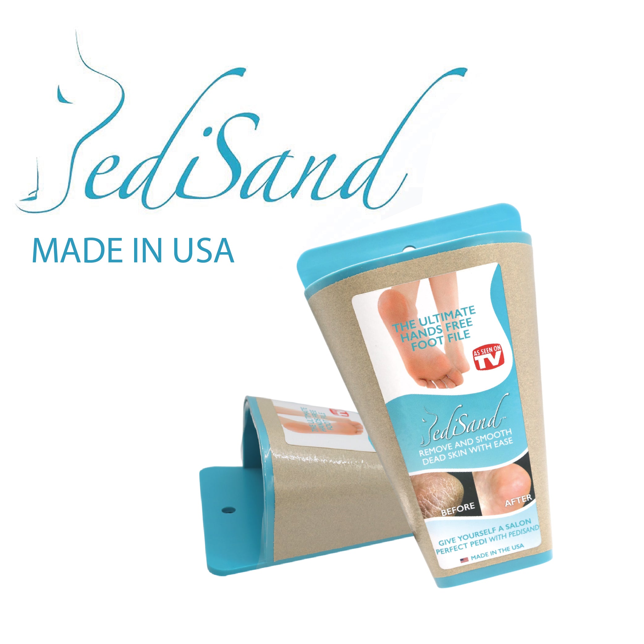 PediSand Foot Exfoliator PS001- The Hands Free Foot File - Made in the USA