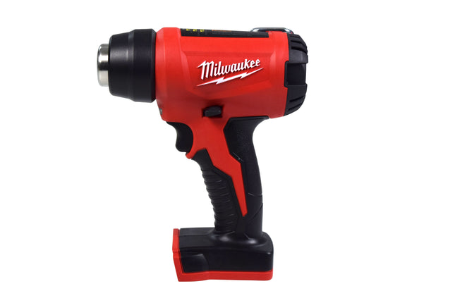 Milwaukee M18 18-Volt Lithium-Ion Cordless Compact Heat Gun (Tool-Only) — Fast 7-Second Heat-Up, 875°F Max Temp, Ultra-Portable Design, REDLINK™ Temperature Management, LED Light, Ladder Hook