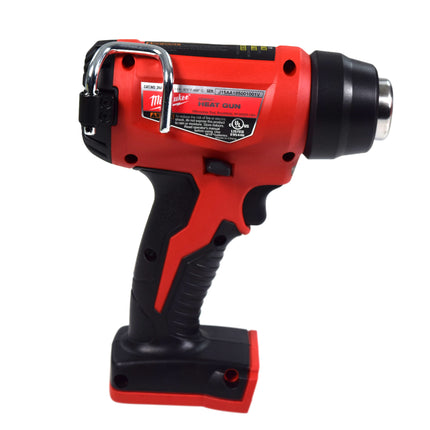 Milwaukee M18 18-Volt Lithium-Ion Cordless Compact Heat Gun (Tool-Only) — Fast 7-Second Heat-Up, 875°F Max Temp, Ultra-Portable Design, REDLINK™ Temperature Management, LED Light, Ladder Hook