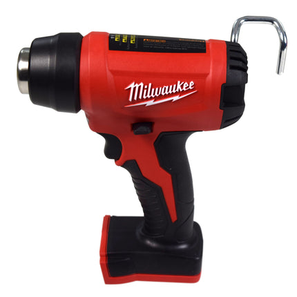 Milwaukee M18 18-Volt Lithium-Ion Cordless Compact Heat Gun (Tool-Only) — Fast 7-Second Heat-Up, 875°F Max Temp, Ultra-Portable Design, REDLINK™ Temperature Management, LED Light, Ladder Hook