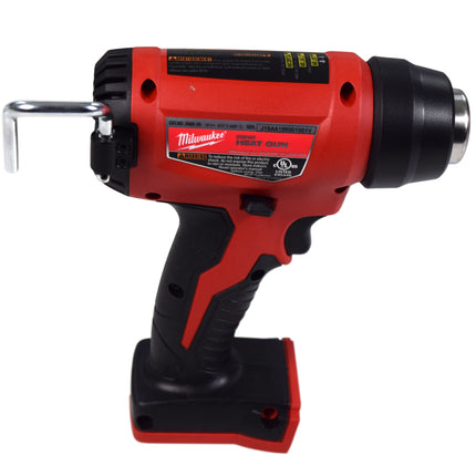 Milwaukee M18 18-Volt Lithium-Ion Cordless Compact Heat Gun (Tool-Only) — Fast 7-Second Heat-Up, 875°F Max Temp, Ultra-Portable Design, REDLINK™ Temperature Management, LED Light, Ladder Hook