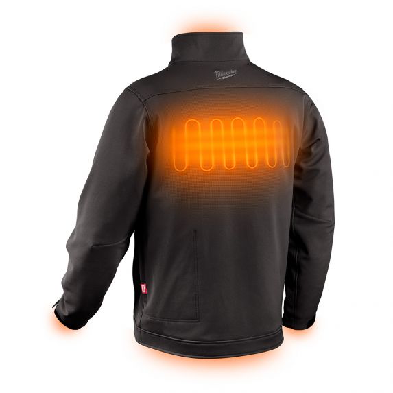 Milwaukee 204B-21S M12 Lithium-Ion TOUGHSHELL Black Heated Jacket Kit with Battery (Small)