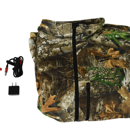 Milwaukee 222C-213X M12 Heated QuietShell Jacket Kit with Battery (3X-Large/Realtree)