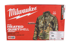 Milwaukee 222C-21M M12 Heated QuietShell Jacket Kit with Battery (Medium/Realtree)