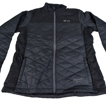Milwaukee 233B-20L Women's Large M12 12-Volt Lithium-Ion Cordless AXIS Black Heated Quilted Jacket (Jacket Only)