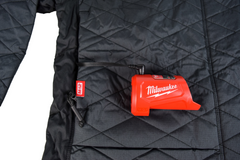 Milwaukee 233B-20L Women's Large M12 12-Volt Lithium-Ion Cordless AXIS Black Heated Quilted Jacket (Jacket Only)