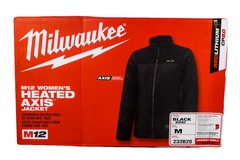 Milwaukee 233B-20M Women's Medium M12 12-Volt Lithium-Ion Cordless AXIS Black Heated Quilted Jacket (Jacket Only)