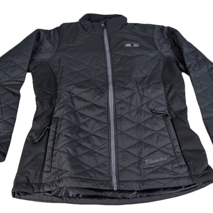 Milwaukee 233B-20M Women's Medium M12 12-Volt Lithium-Ion Cordless AXIS Black Heated Quilted Jacket (Jacket Only)