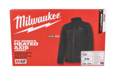 Milwaukee 233B-212X Women's M12 AXIS Black Heated Quilted Jacket Kit w/ Battery