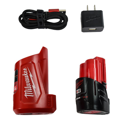 Milwaukee 233B-212X Women's M12 AXIS Black Heated Quilted Jacket Kit w/ Battery