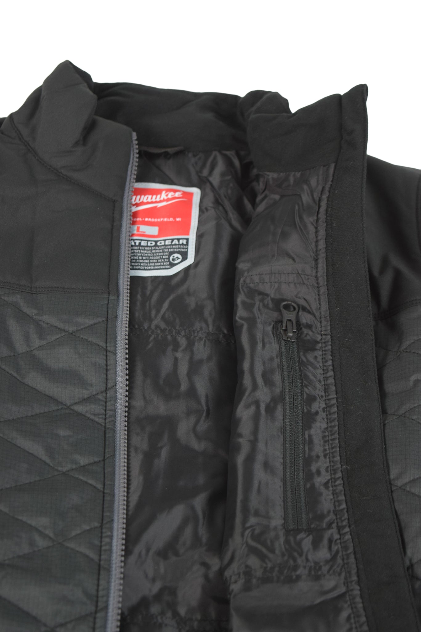 Milwaukee 233B-212X Women's M12 AXIS Black Heated Quilted Jacket Kit w/ Battery