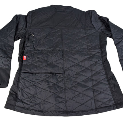 Milwaukee 233B-21L M12 Lithium-Ion Womens Black Heated Quilted Jacket Kit with Battery (Large)