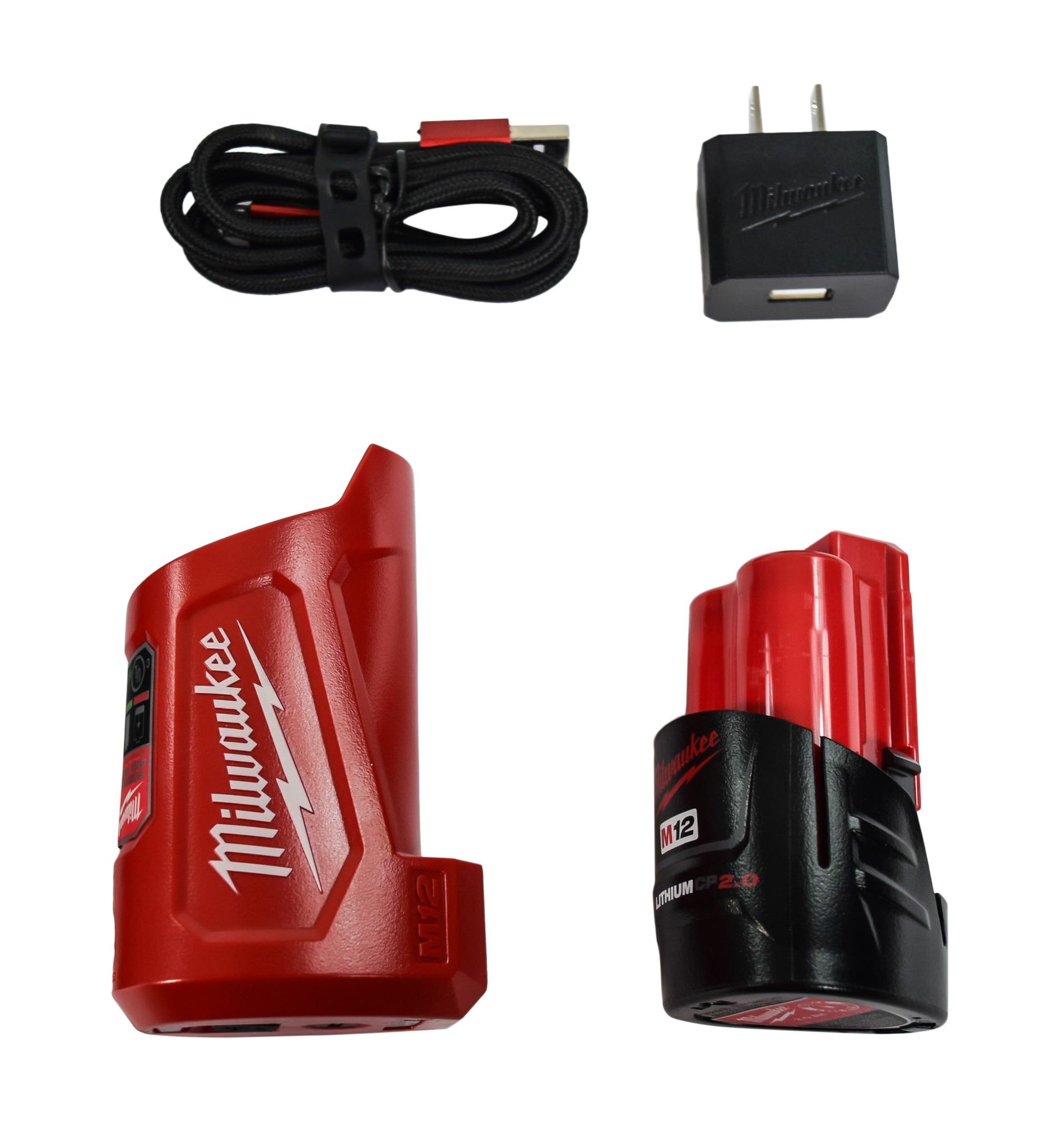 Milwaukee 233B-21XL Women's M12 Heated Quilted Jacket Kit w/ Battery (XL/Black)