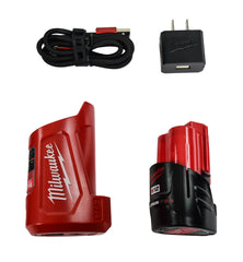 Milwaukee 233B-21XL Women's M12 Heated Quilted Jacket Kit w/ Battery (XL/Black)