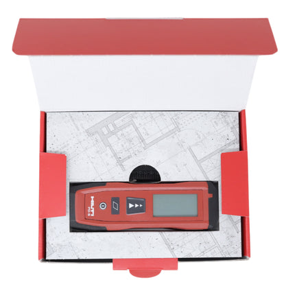Hilti PD-S Laser Distance Measurer, Compact Digital Laser Measure Tool for Distance, Area, and Continuous Measurement, Easy One-Button Operation