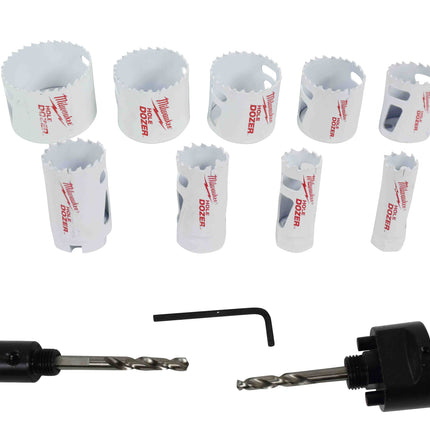 Milwaukee Hole Dozer Bi-Metal Hole Saw Kit - 13PC
