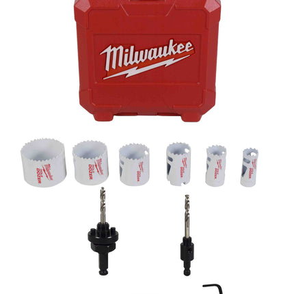 Milwaukee 49-22-4095 10-Piece Electricians Ice Hardened Hole Saw Kit