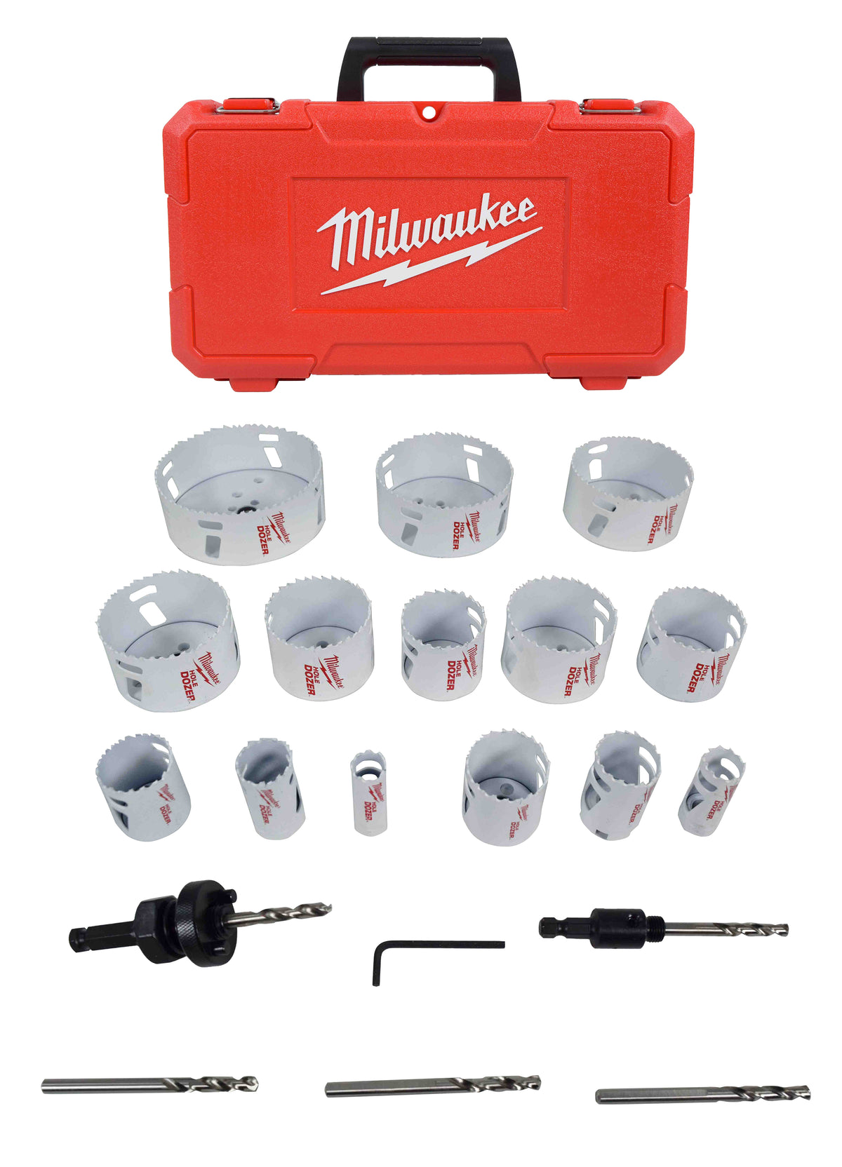 Milwaukee 49-22-4105 Hole Dozer Master Electrician's Hole Saw Kit - 19PC