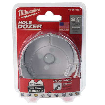 Milwaukee 49-56-0167 2-7/8-Inch 4-6teeth/Inch Hole Dozer Ice Hardened Hole Saw