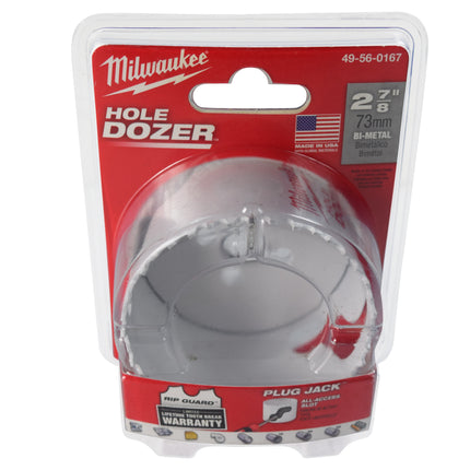 Milwaukee 49-56-0167 2-7/8-Inch 4-6teeth/Inch Hole Dozer Ice Hardened Hole Saw