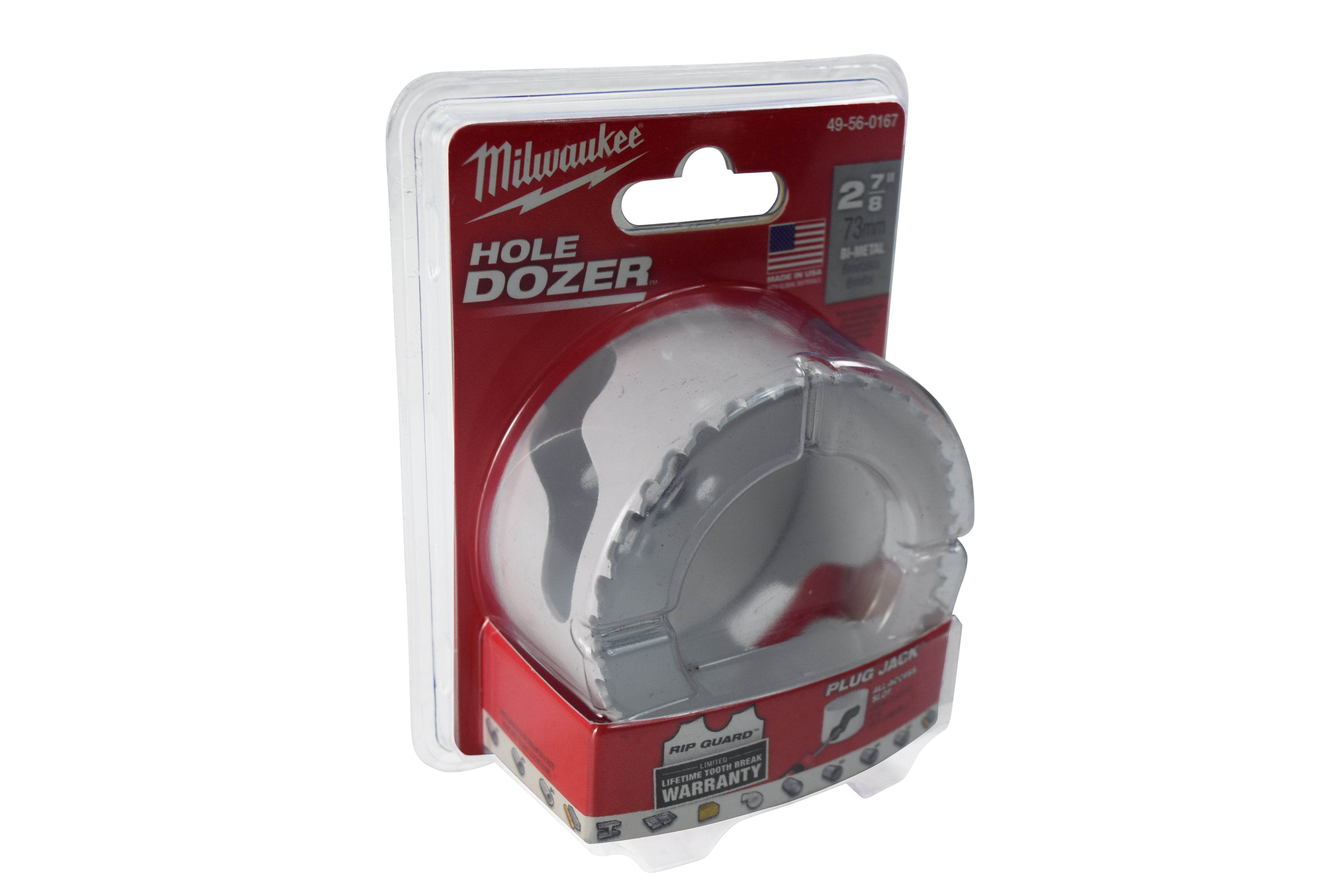 Milwaukee 49-56-0167 2-7/8-Inch 4-6teeth/Inch Hole Dozer Ice Hardened Hole Saw