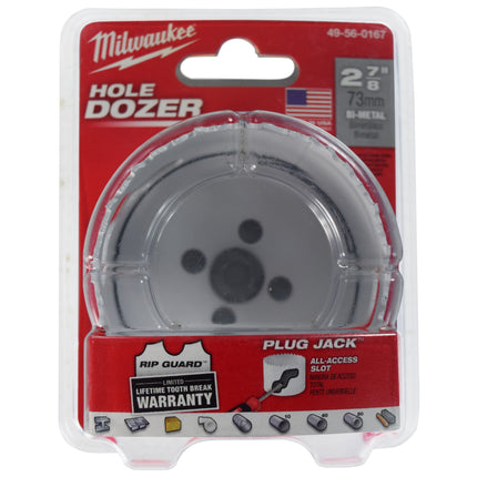 Milwaukee 49-56-0167 2-7/8-Inch 4-6teeth/Inch Hole Dozer Ice Hardened Hole Saw
