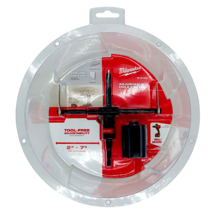 Milwaukee Adjustable hole cutter