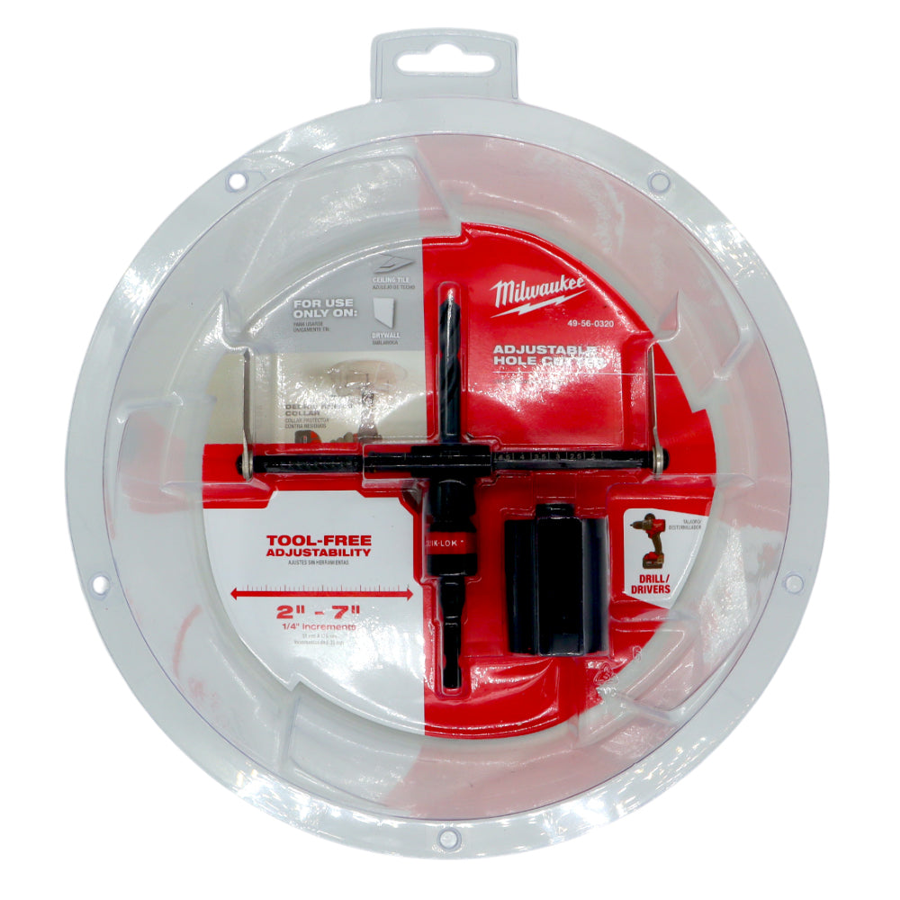Milwaukee Adjustable hole cutter