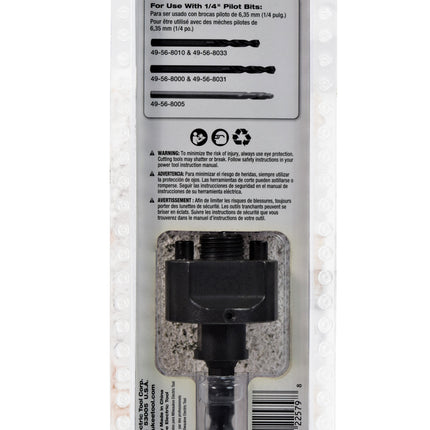 Milwaukee 49-56-7250 Large Quick Change Hole Saw Arbor 3/8" Shank