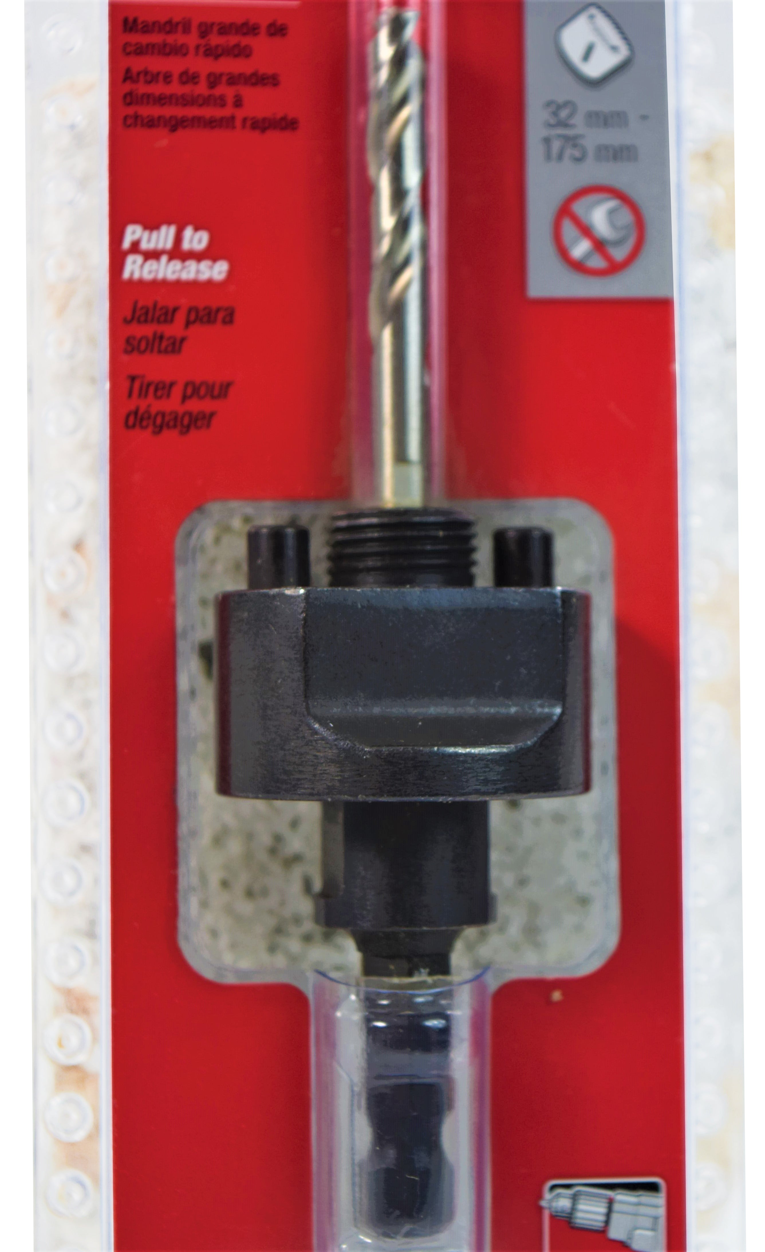 Milwaukee 49-56-7250 Large Quick Change Hole Saw Arbor 3/8" Shank