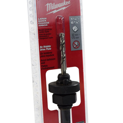 Milwaukee 49-56-9100 7/16-Inch Quick Change Large  Hole Saw Arbor